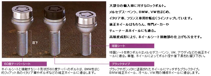 マックガード-最強盗難防止ホイールロック一覧